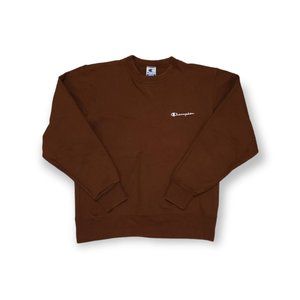 Vintage Champion 80s Script Spellout Crewneck Pullover Sweatshirt Mens Medium